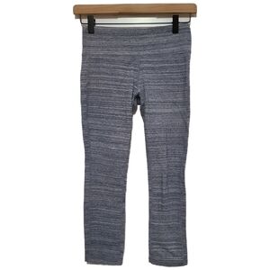 Gapfit Gfast Leggings, High Rise, Heathered Gray, Cropped, Size XS